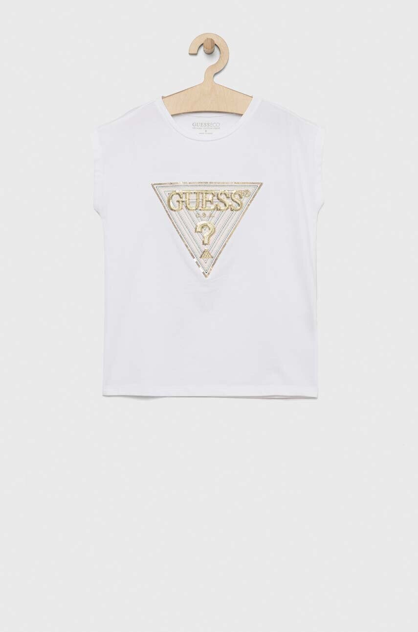 

Детская футболка Guess цвет белый