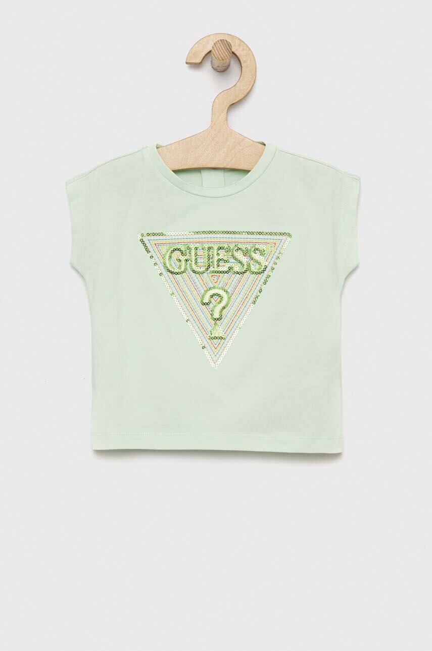

Детская футболка Guess цвет бирюзовый