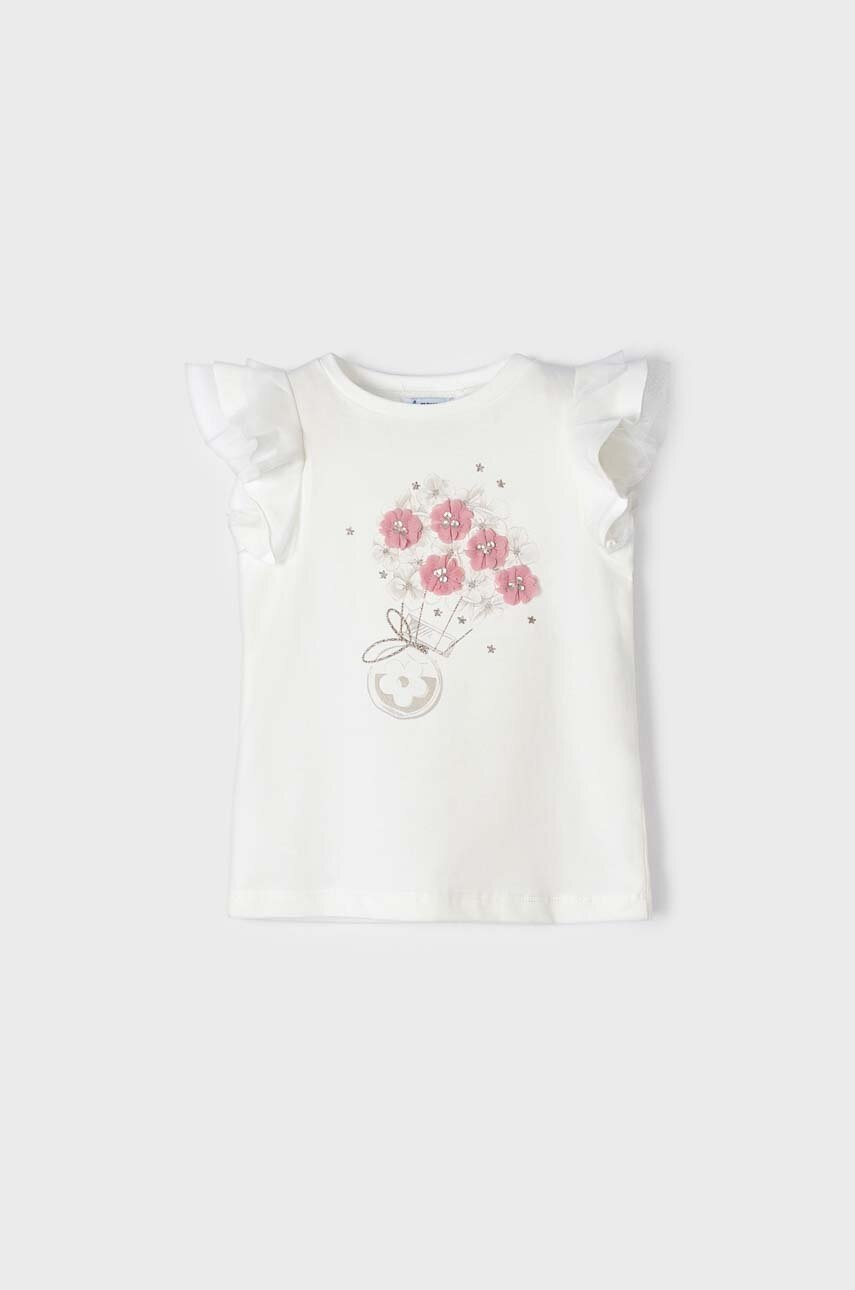 Детская футболка Mayoral цвет бежевый Детская футболка Mayoral цвет бежевый