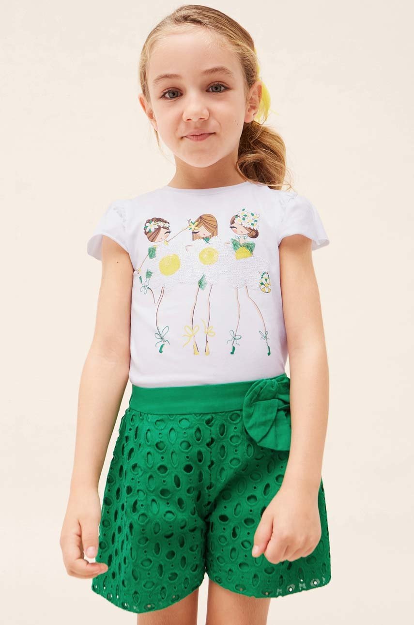 Детская футболка Mayoral цвет белый Детская футболка Mayoral цвет белый