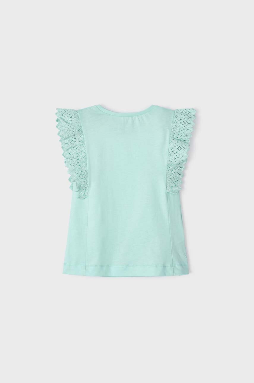 Детская футболка Mayoral цвет бирюзовый