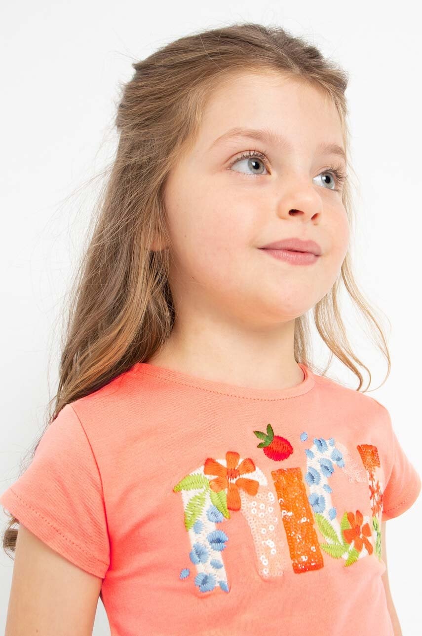 Детская футболка Mayoral цвет оранжевый Детская футболка Mayoral цвет оранжевый