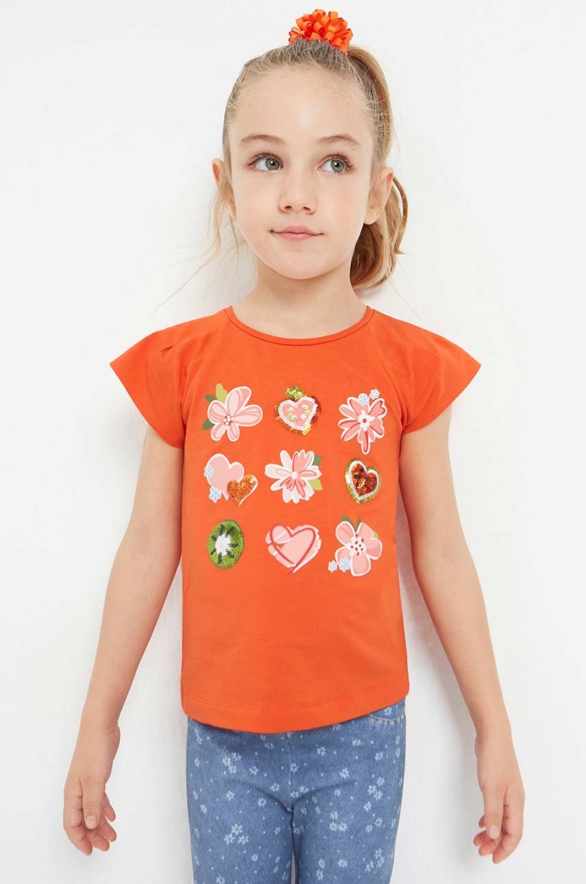 Детская футболка Mayoral цвет оранжевый Детская футболка Mayoral цвет оранжевый
