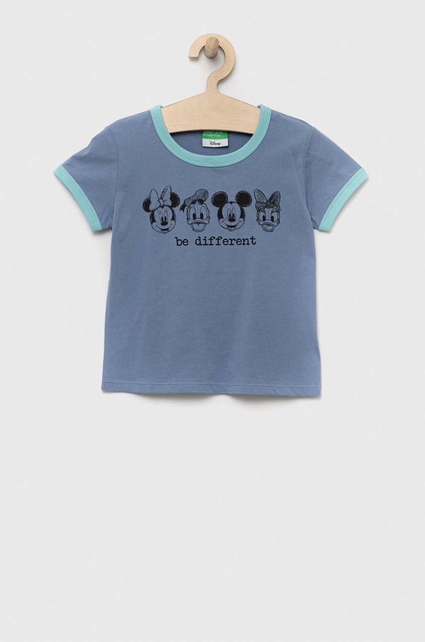 Levně Dětské bavlněné tričko United Colors of Benetton