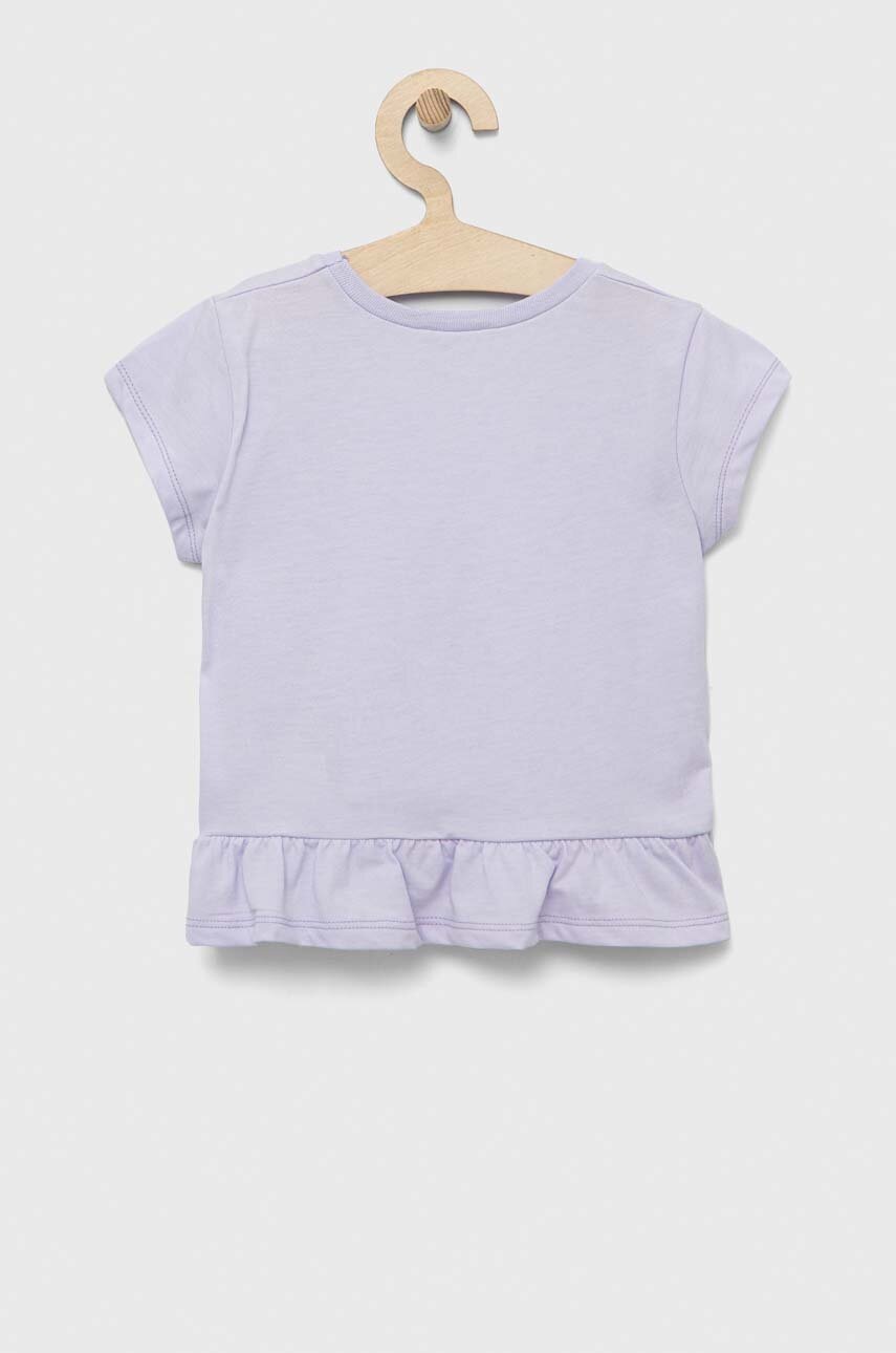 Детская футболка United Colors of Benetton цвет фиолетовый