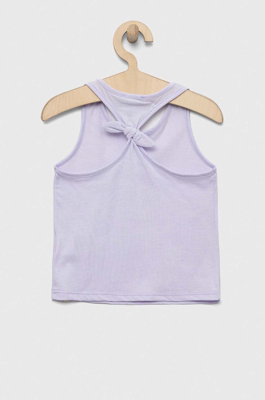 Дитячий топ United Colors of Benetton колір фіолетовий