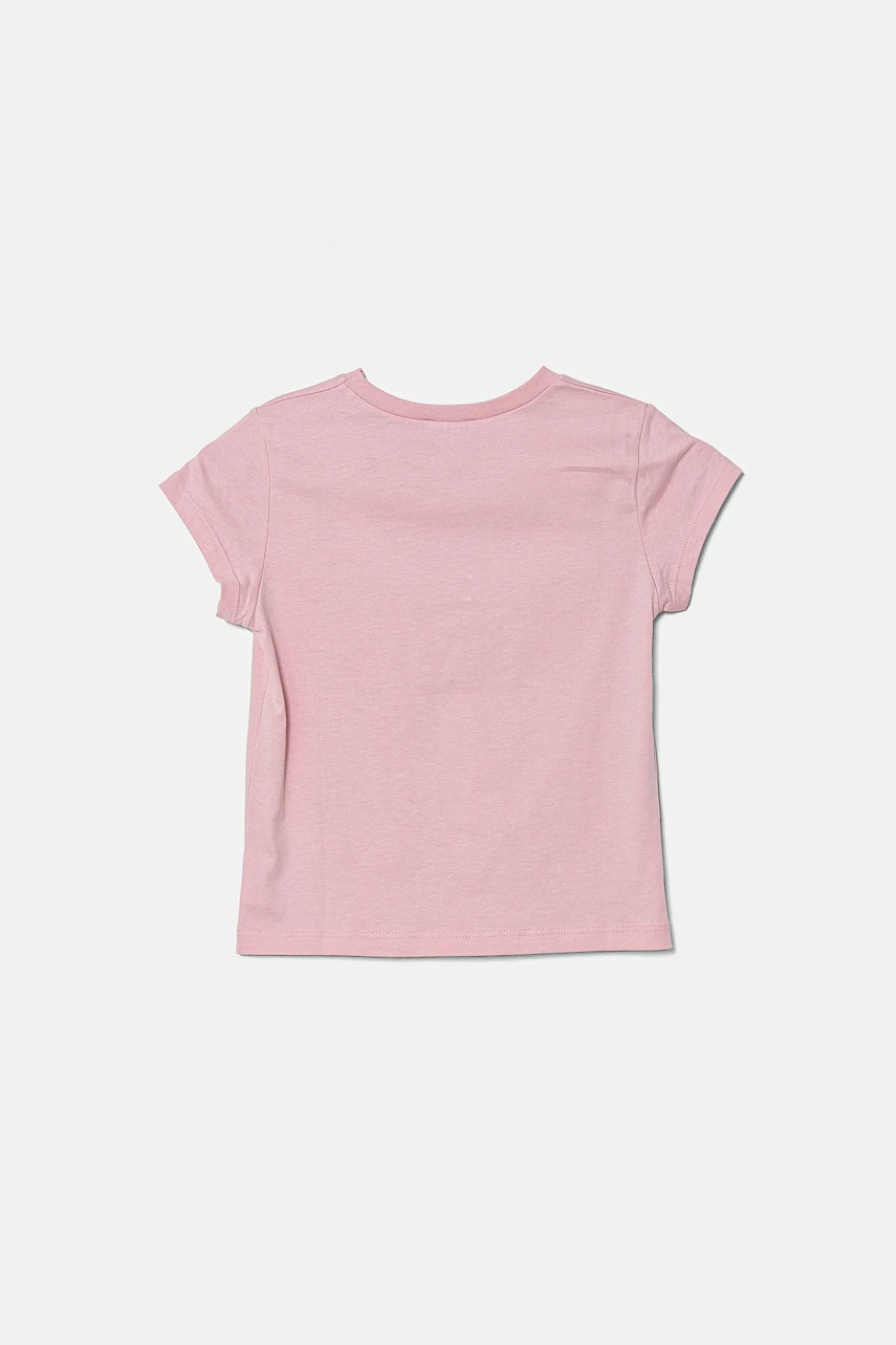 Детская хлопковая футболка United Colors of Benetton цвет розовый 3I1XG106Y Детская хлопковая футболка United Colors of Benetton цвет розовый 3I1XG106Y