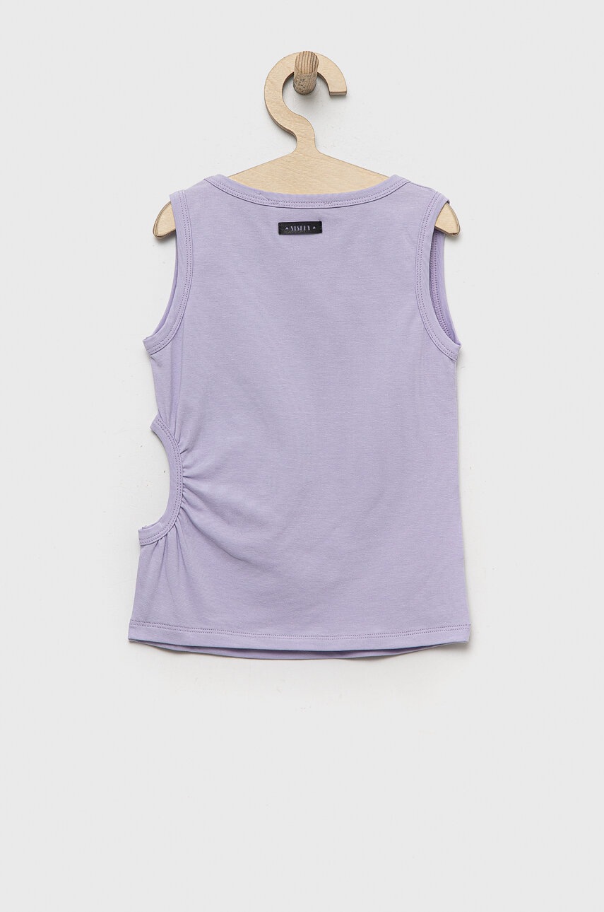 Детский топ Sisley цвет фиолетовый Детский топ Sisley цвет фиолетовый