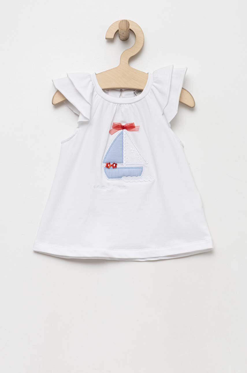 E-shop Kojenecké tričko Birba&Trybeyond bílá barva