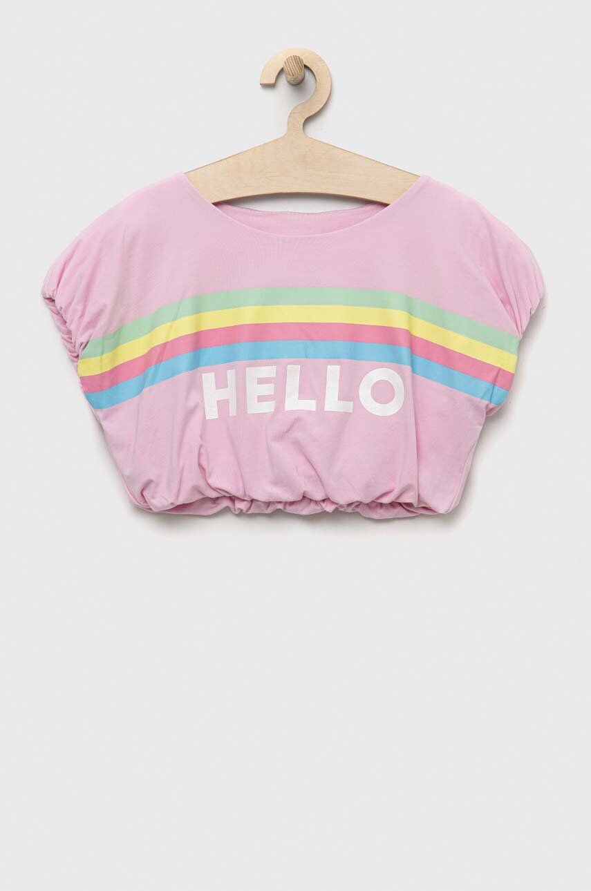 E-shop Dětské tričko Birba&Trybeyond růžová barva