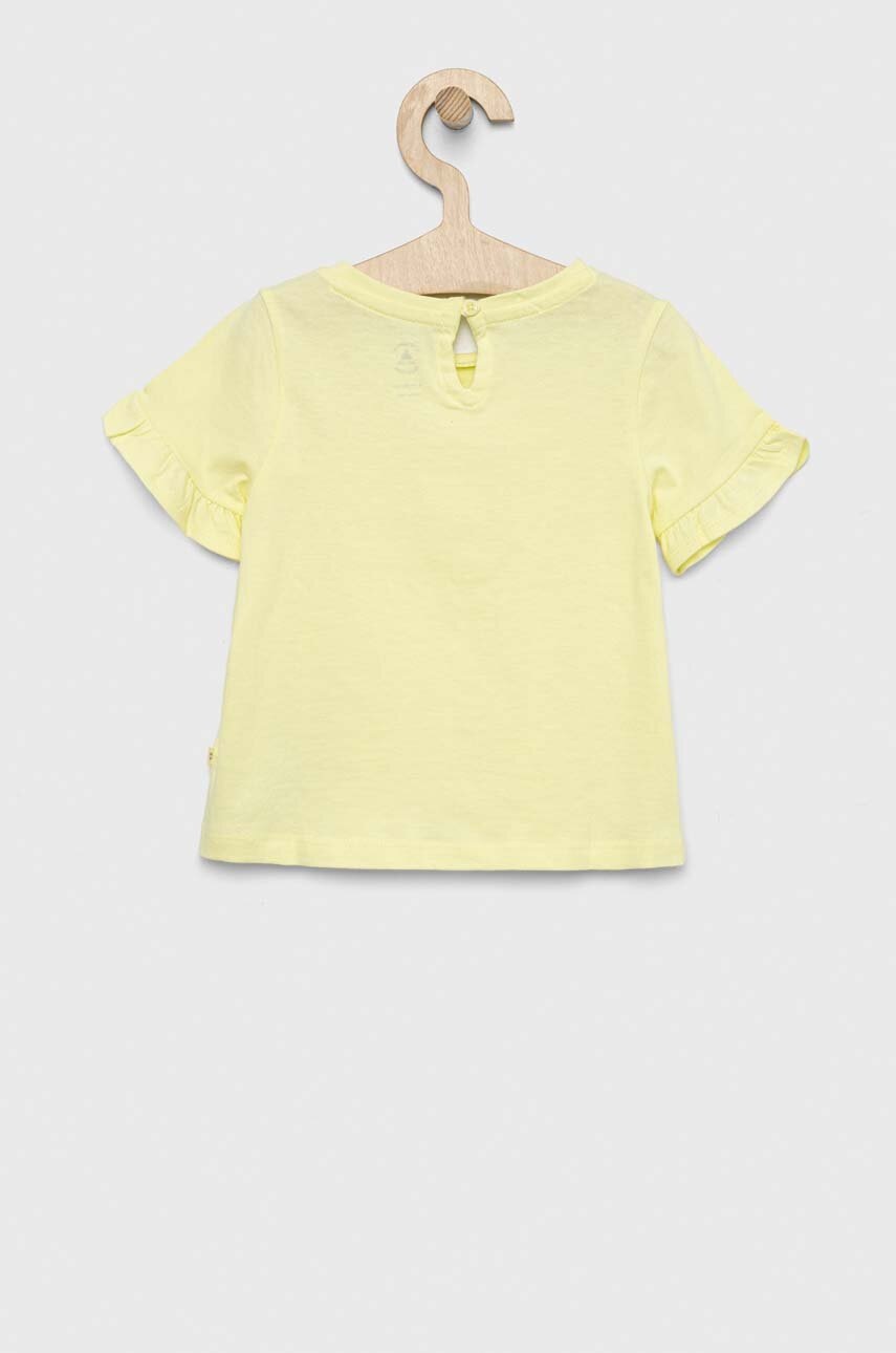 Детская хлопковая футболка GAP цвет розовый