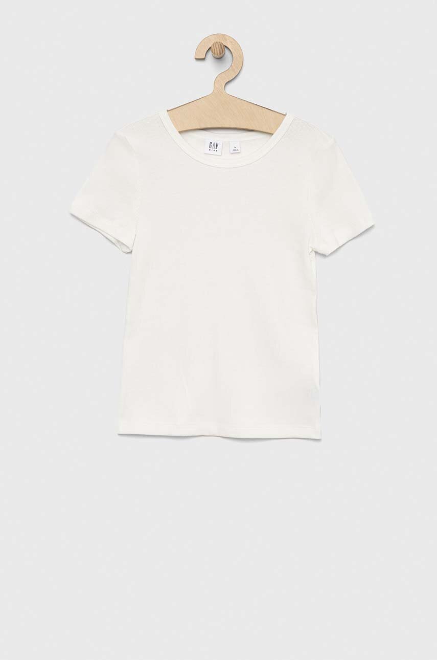 

Детска памучна тениска GAP в бяло, Бял