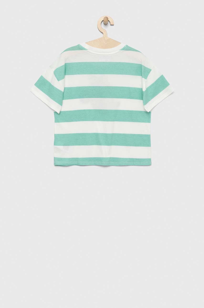 Детская хлопковая футболка GAP x Myszka Miki цвет зелёный