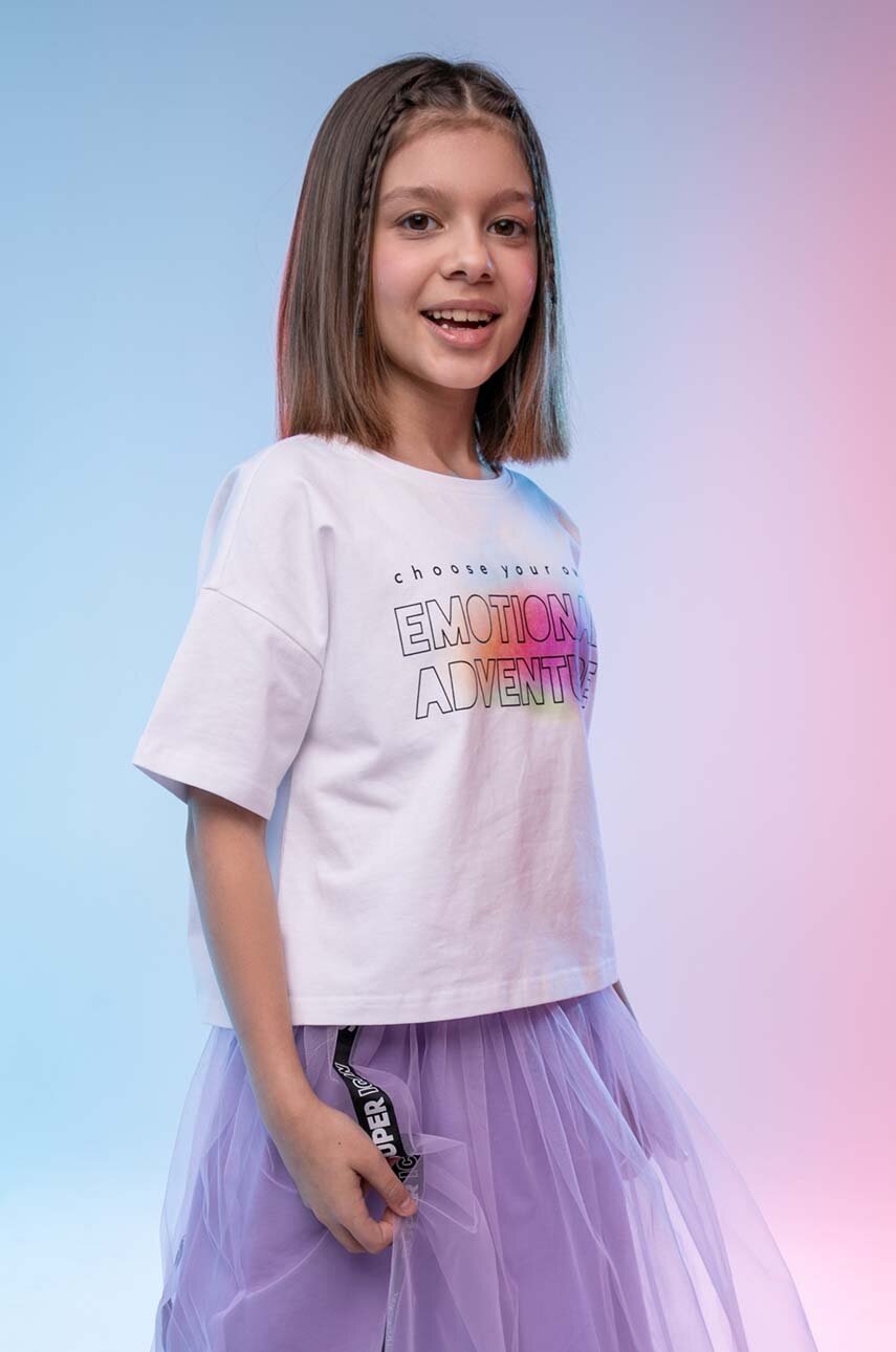 Детская футболка Coccodrillo цвет белый Детская футболка Coccodrillo цвет белый