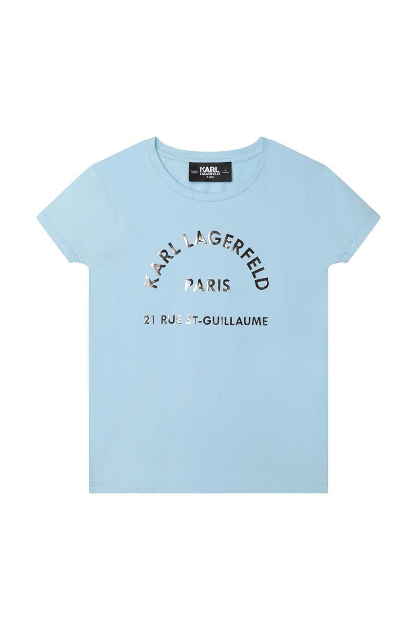 Levně Dětské bavlněné tričko Karl Lagerfeld