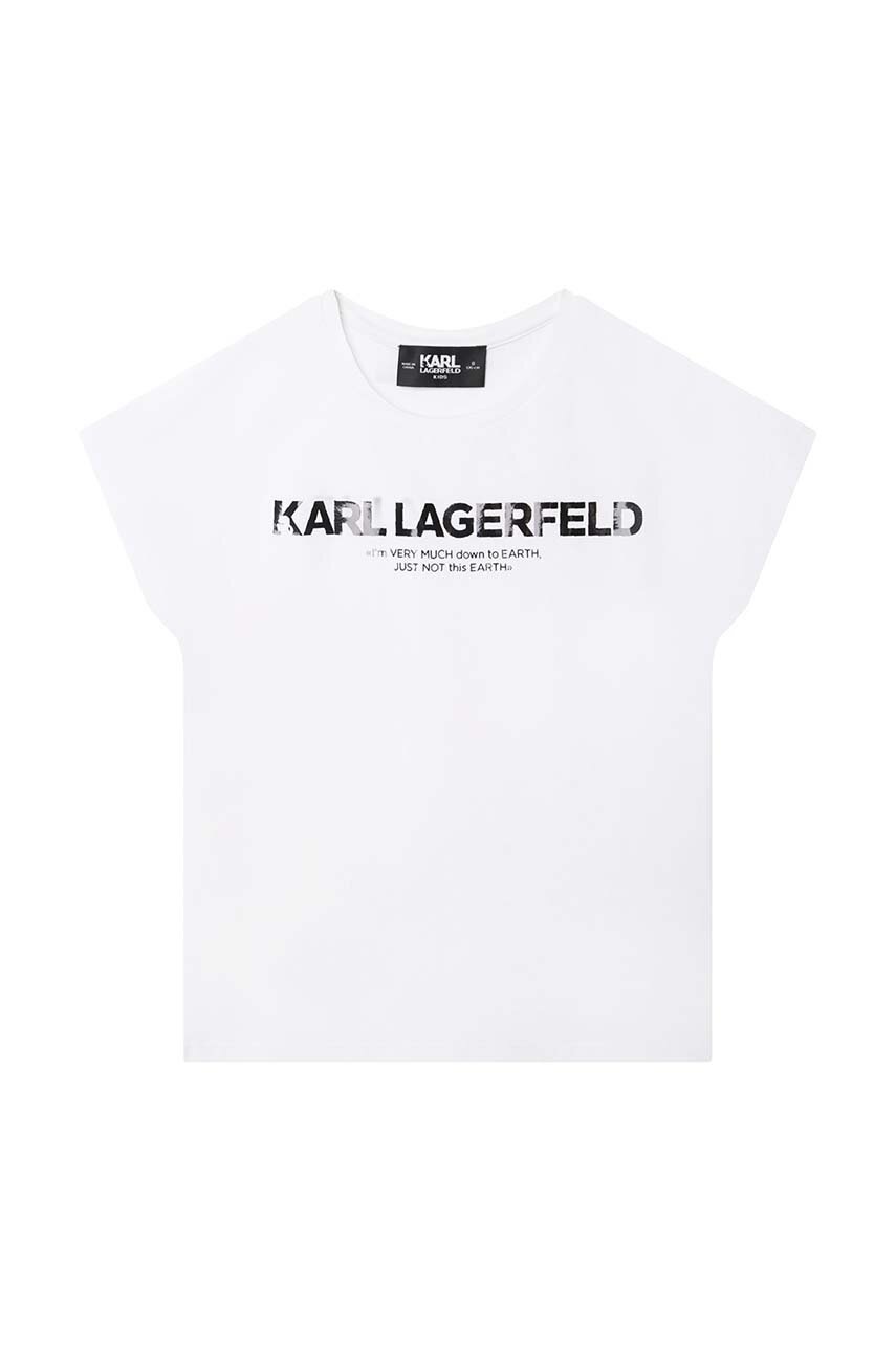 

Детская футболка Karl Lagerfeld цвет белый