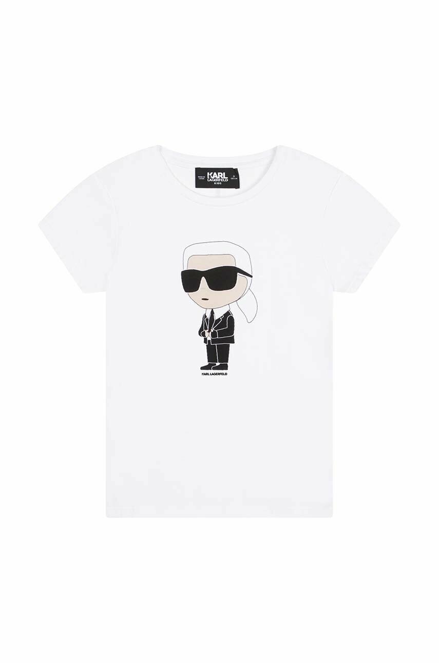 

Детская футболка Karl Lagerfeld цвет белый