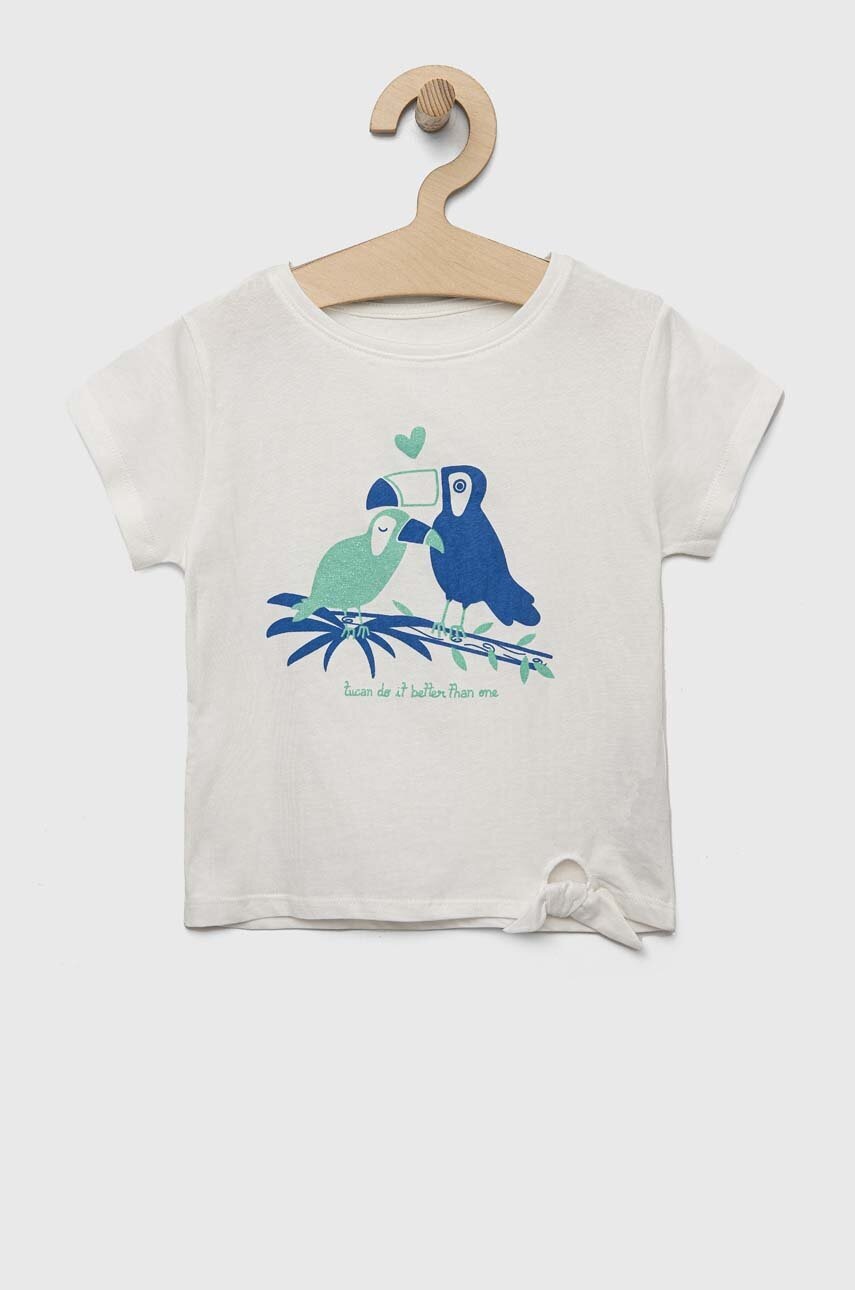 Детская хлопковая футболка zippy 2 шт цвет зелёный