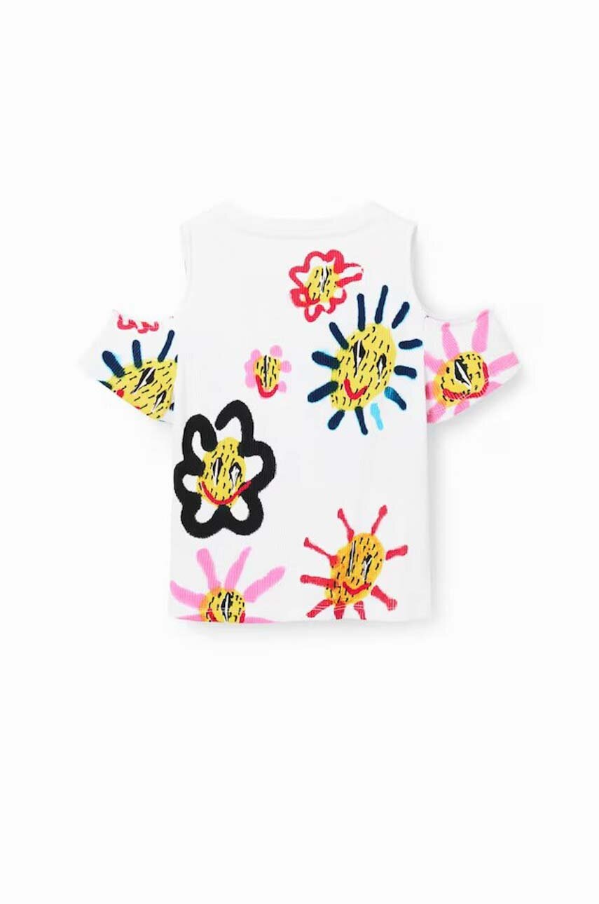 

Детская футболка Desigual цвет белый