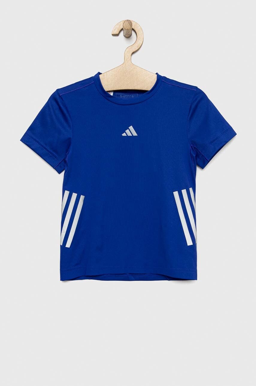 Adidas tricou copii u run 3s cu imprimeu