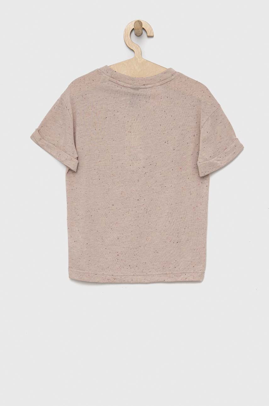 Детская футболка adidas G FI BL цвет бежевый узорная