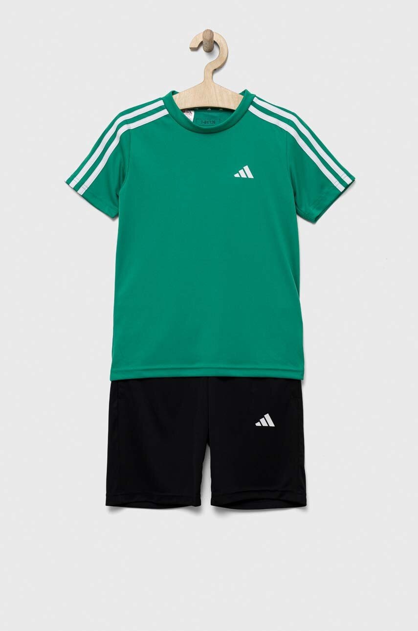 

Детский комплект adidas U TR-ES 3S цвет зелёный