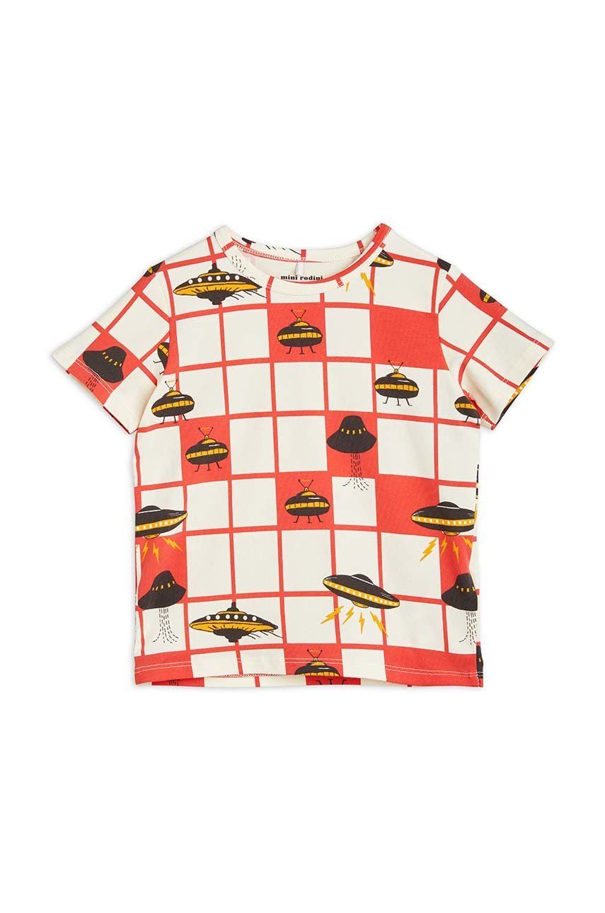 E-shop Dětské tričko Mini Rodini červená barva