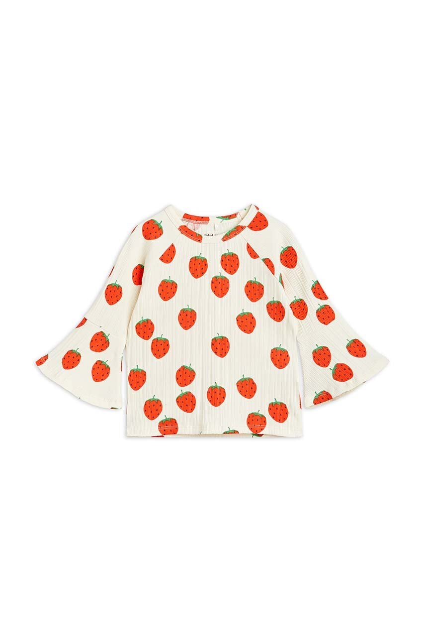 Детская футболка Mini Rodini цвет белый узорная в Хмельницком Детская футболка Mini Rodini цвет белый узорная в Хмельницком