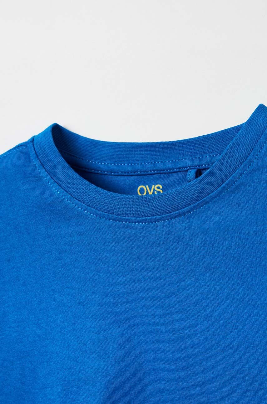 

Детская хлопковая футболка OVS однотонный
