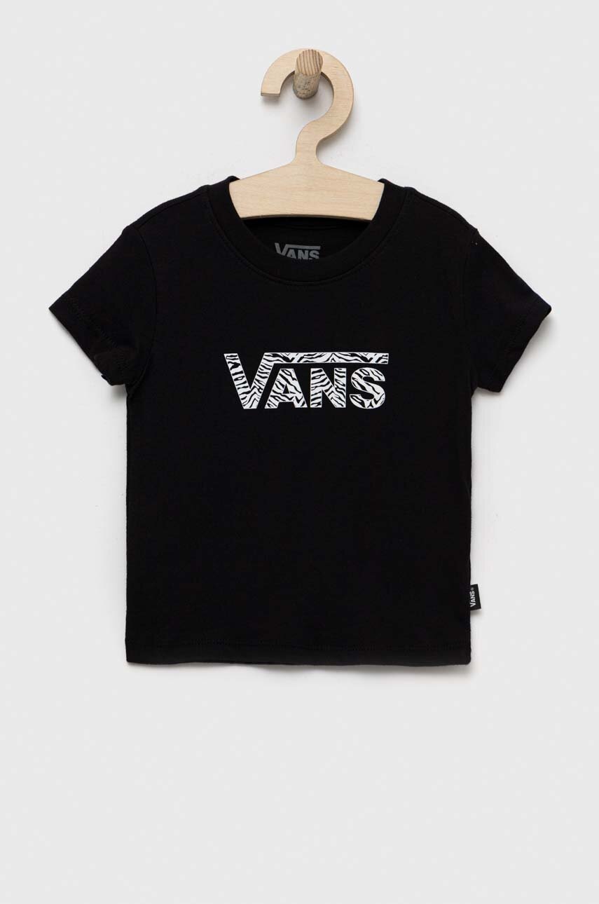

Детская хлопковая футболка Vans ANIMAL LOGO KIDS Black цвет чёрный с принтом