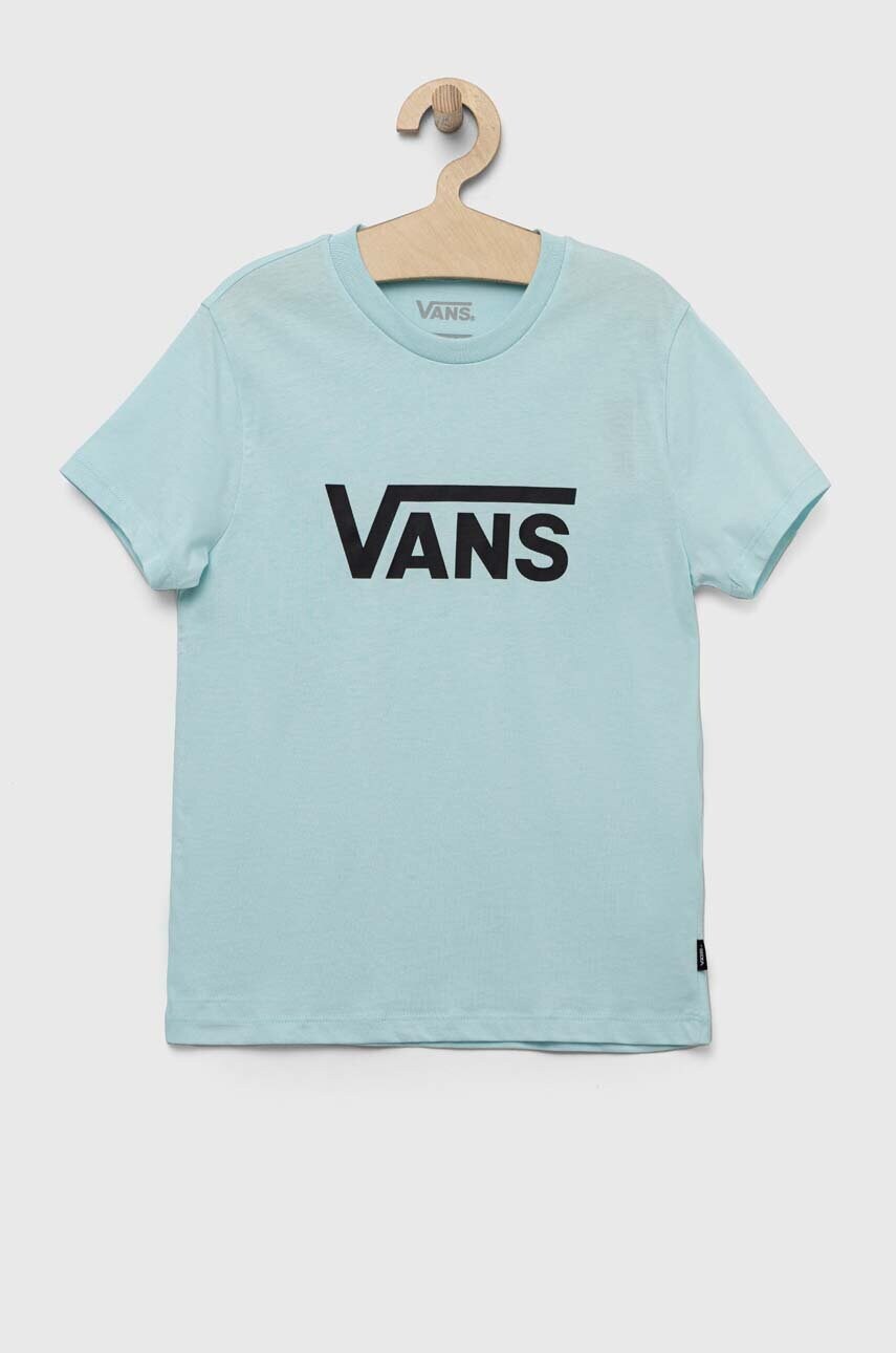 Vans tricou de bumbac pentru copii gr flying v crew gir flyv mblue cu imprimeu