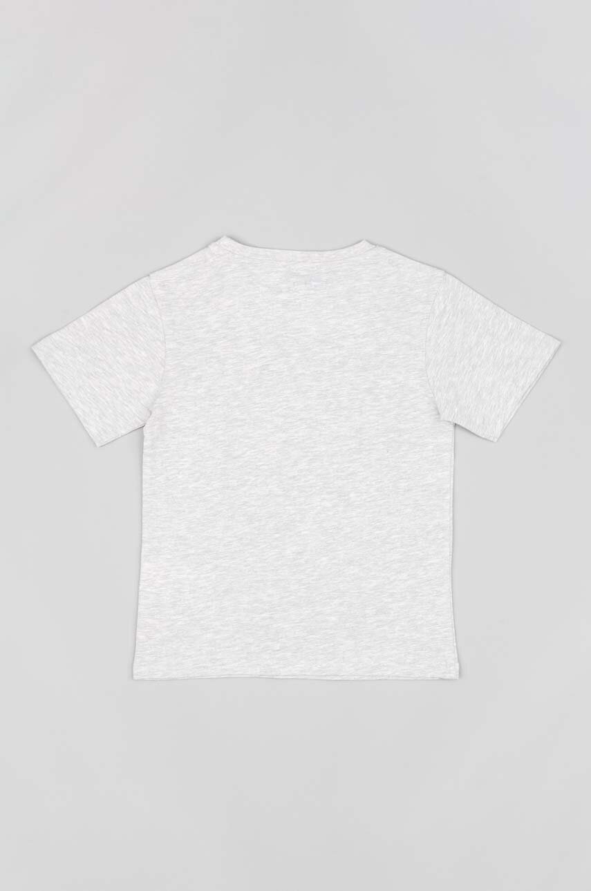 Детская хлопковая футболка zippy цвет серый с принтом в Днепре Детская хлопковая футболка zippy цвет серый с принтом в Днепре