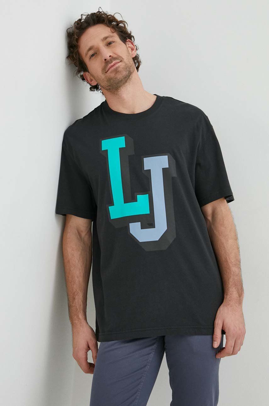 Lee tricou din bumbac culoarea negru, cu imprimeu answear.ro imagine noua