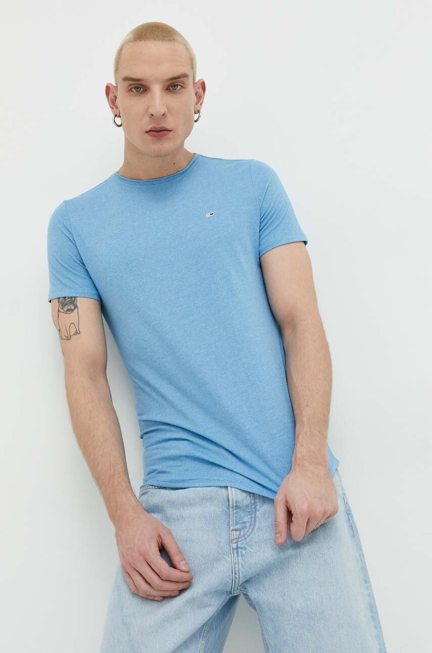 

Футболка Tommy Jeans чоловічий однотонний
