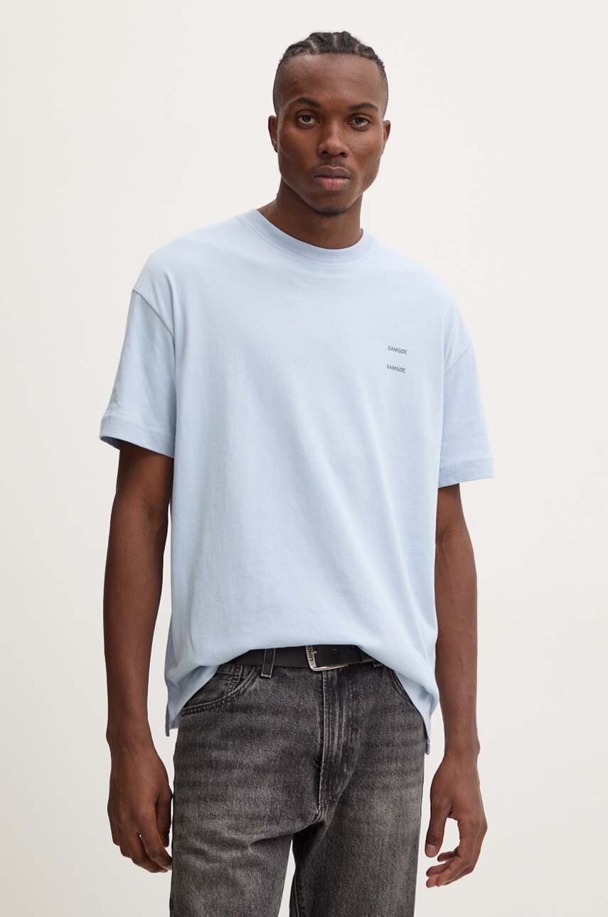 Samsoe Samsoe tricou din bumbac JOEL barbati, neted, M22300126