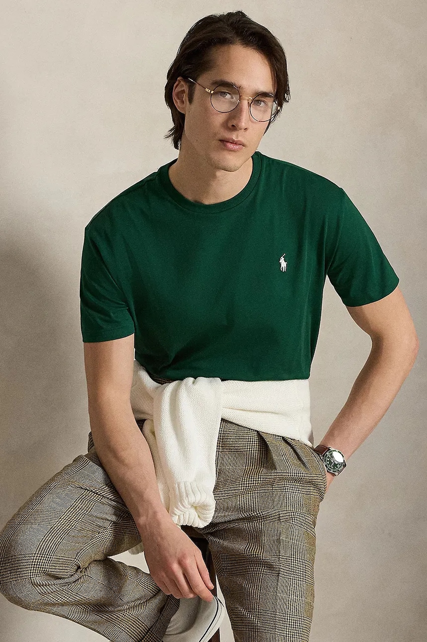 Polo Ralph Lauren T-shirt basic męski bawełniany