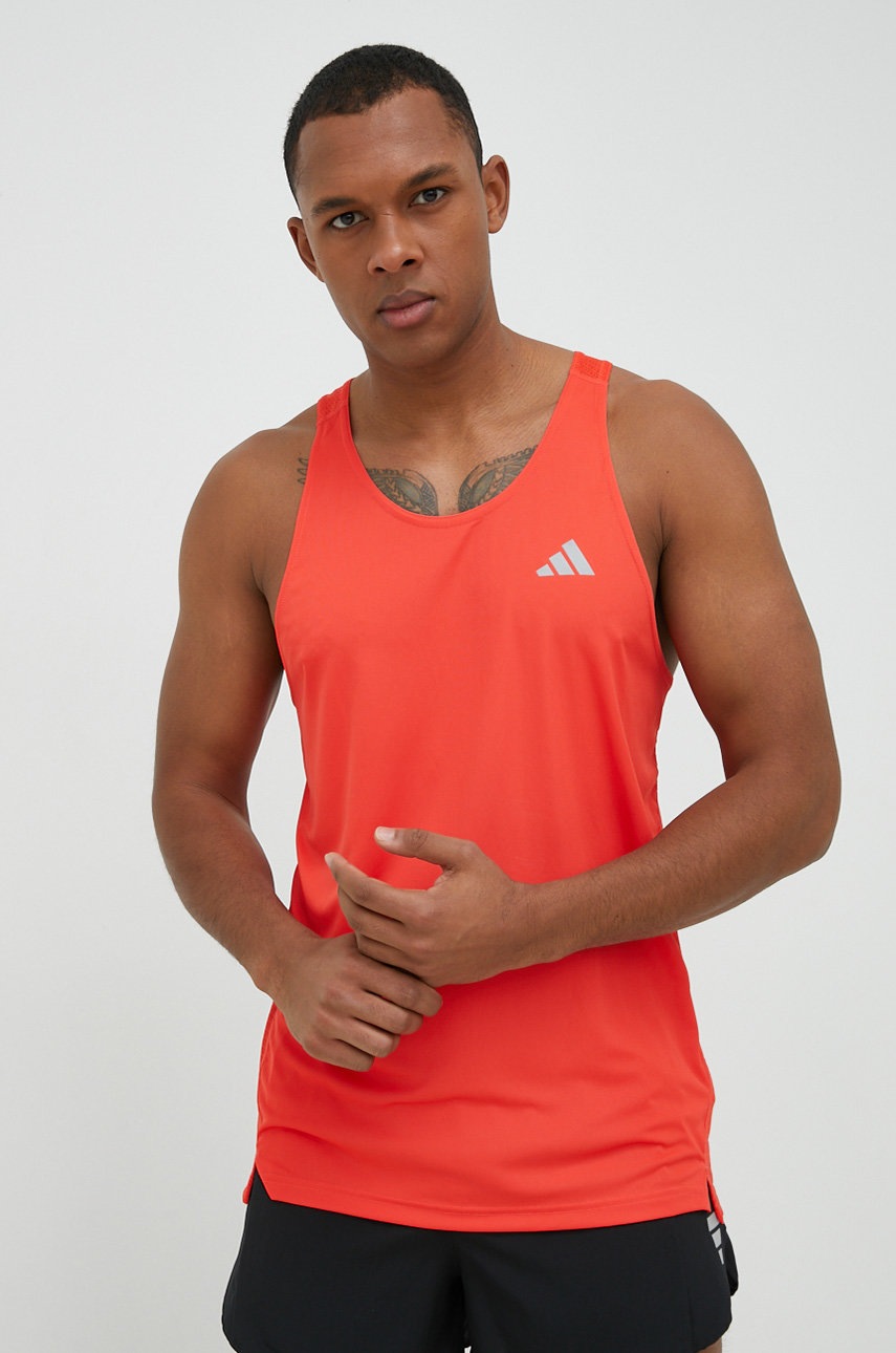 

Бігова футболка adidas Performance Own the Run колір червоний