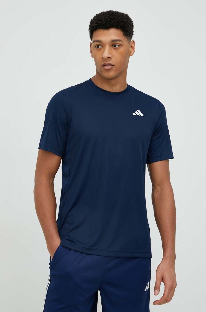 Tréninkové tričko adidas Performance Club tmavomodrá barva - námořnická modř -  100 % Recyklova