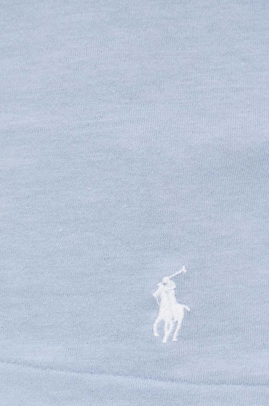 Βαμβακερό μπλουζάκι Polo Ralph Lauren 3-pack χρώμα: ναυτικό μπλε φωτογραφία
