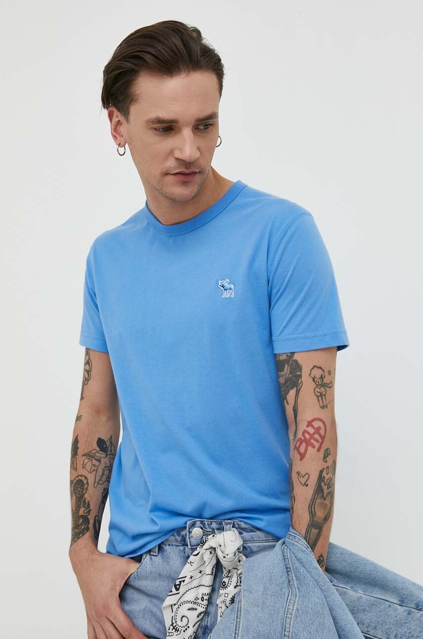 Abercrombie & Fitch tricou barbati, neted