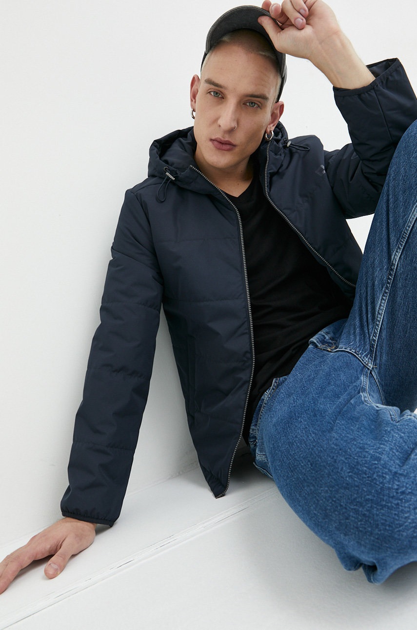 

Бавовняна футболка Jack & Jones JJEORGANIC колір чорний однотонна 12156102