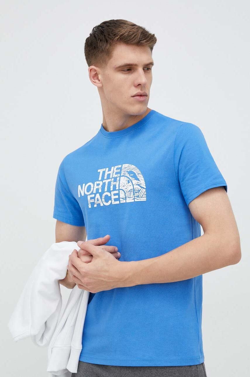 

Хлопковая футболка The North Face с принтом