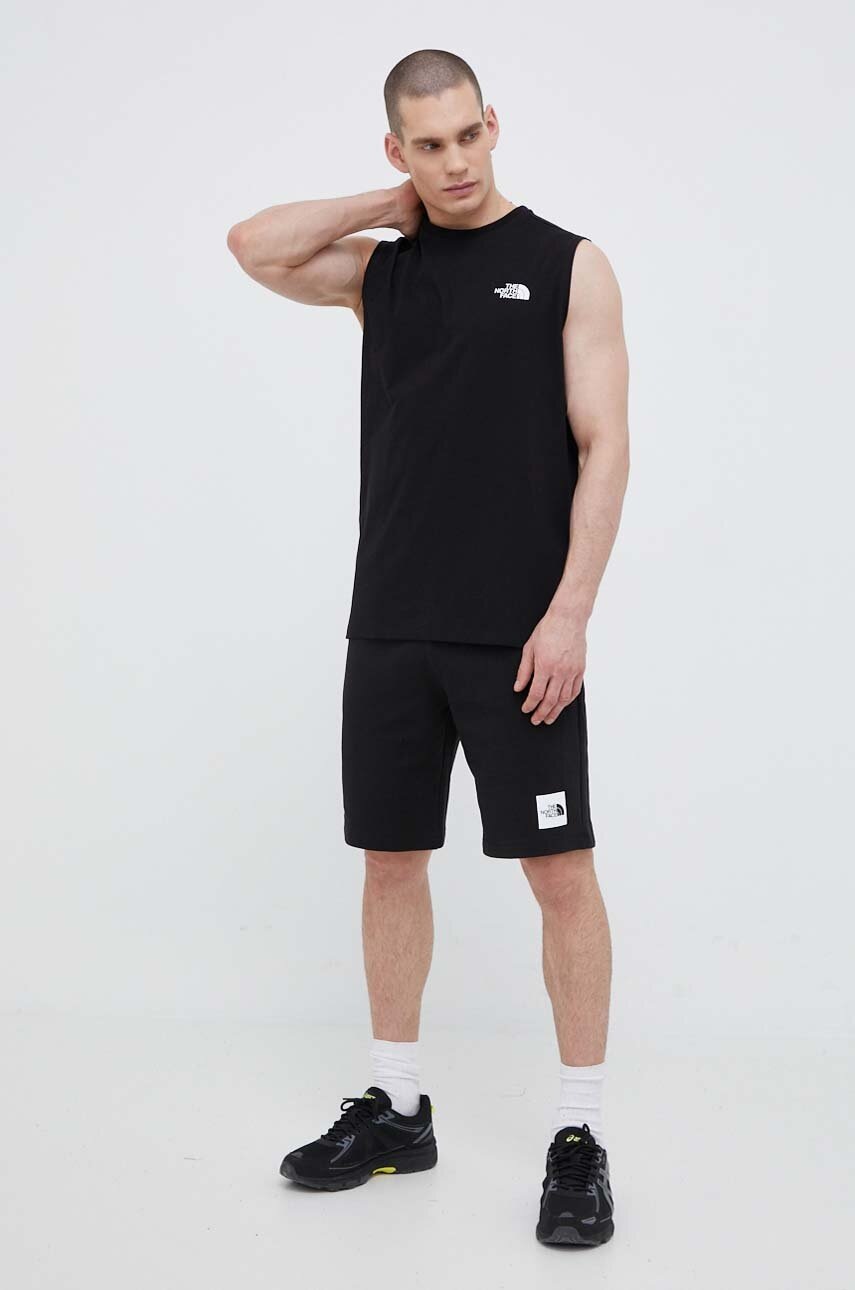 

Бавовняна футболка The North Face колір чорний