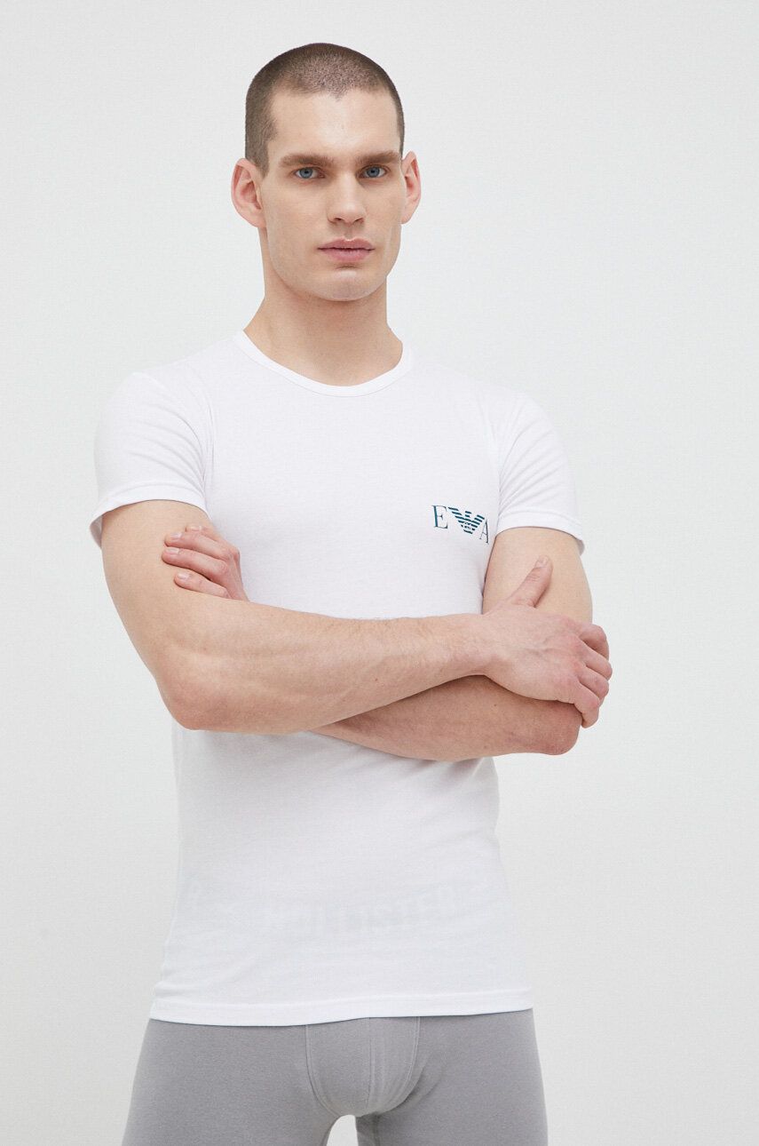 Tričko Emporio Armani Underwear 2-pack - vícebarevná -  95 % Bavlna