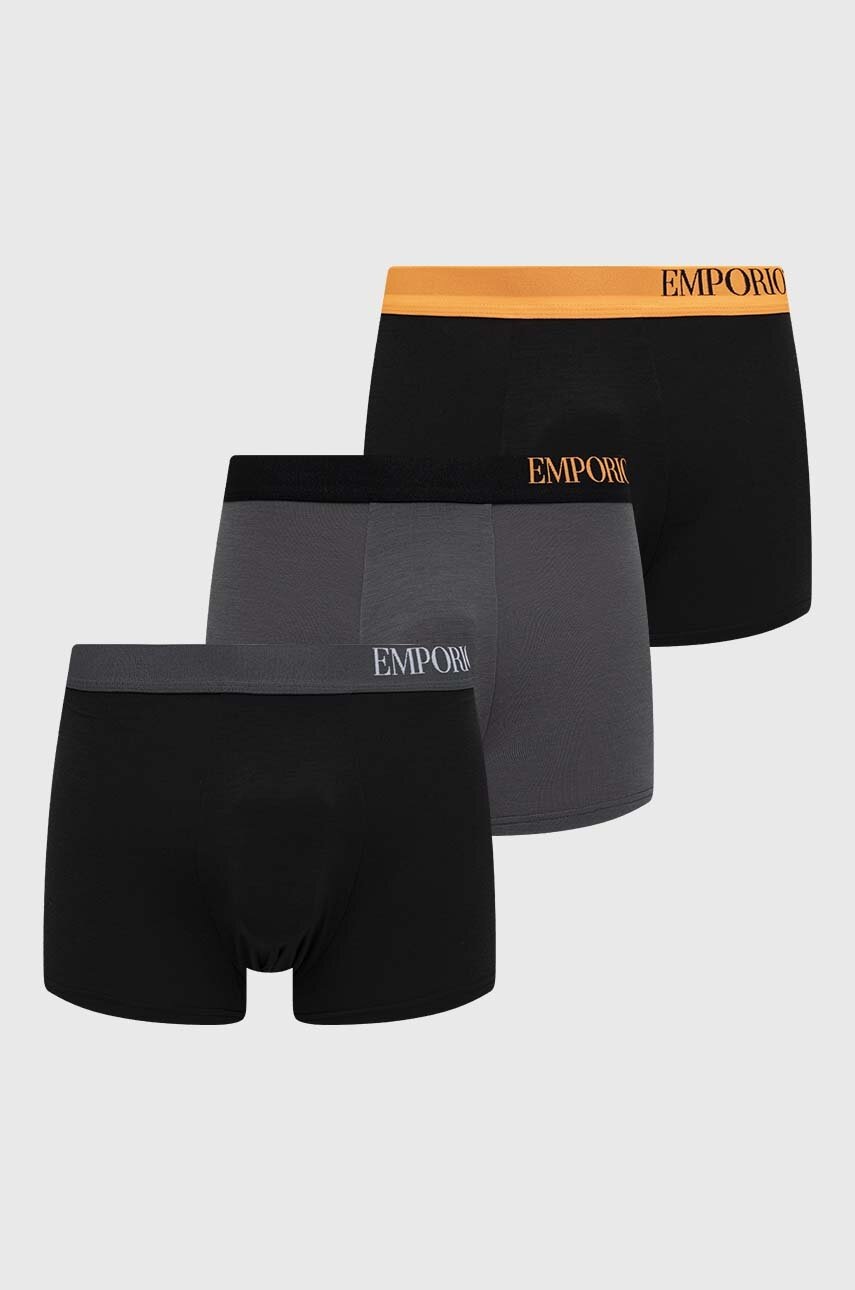 

Боксери Emporio Armani Underwear 3-pack чоловічі колір чорний