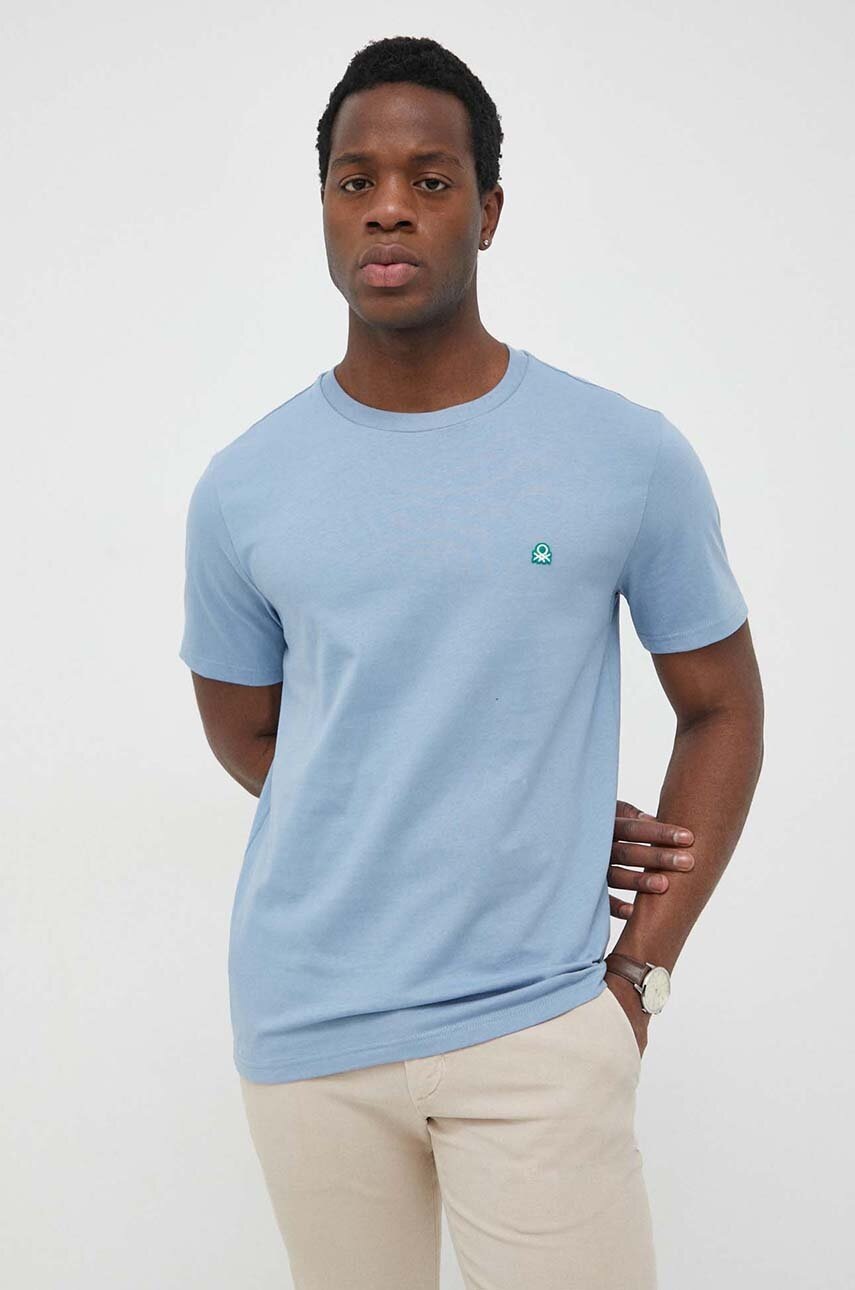 

Хлопковая футболка United Colors of Benetton однотонный