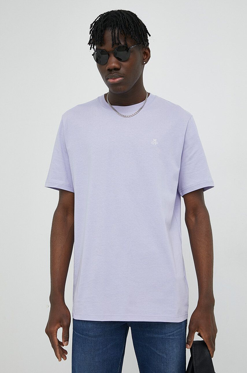 Marc O’Polo tricou din bumbac culoarea violet, cu imprimeu answear.ro imagine noua