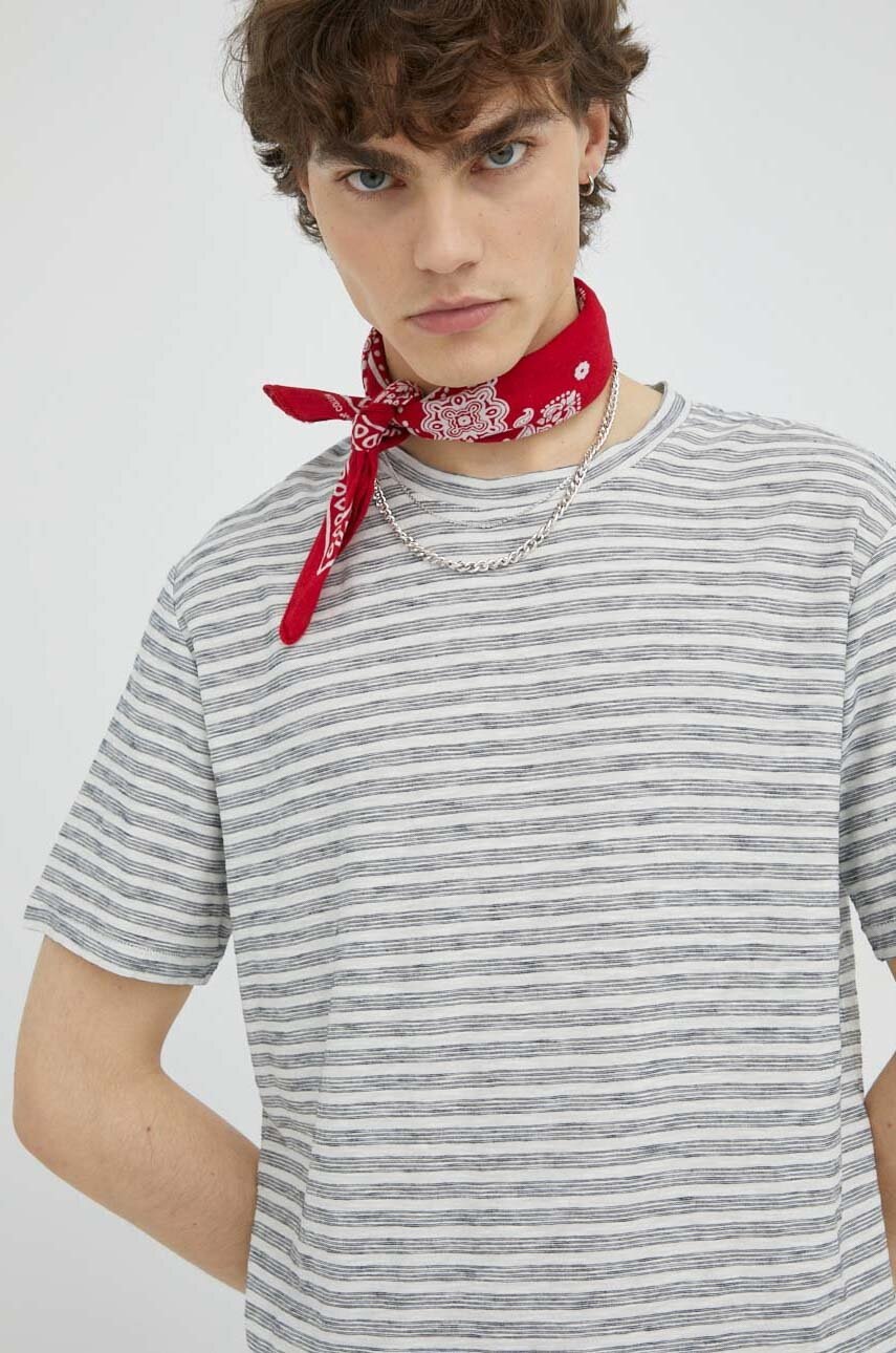 

Хлопковая футболка Marc O'Polo цвет белый узорный