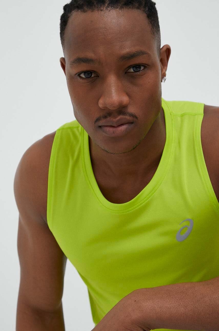 

Тениска за бягане Asics Core Singlet в зелено, Зелен