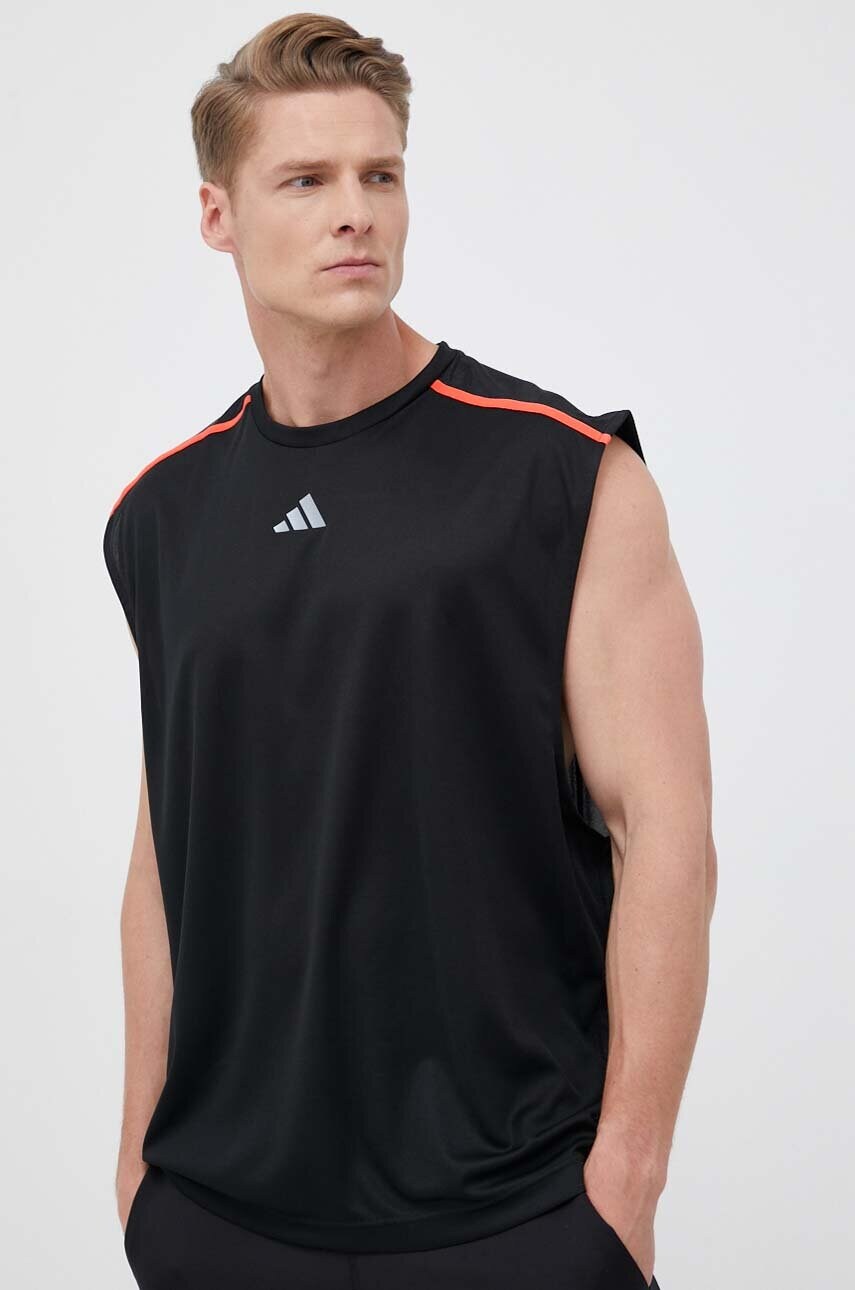 

Тренувальна футболка adidas Performance Workout Base колір чорний